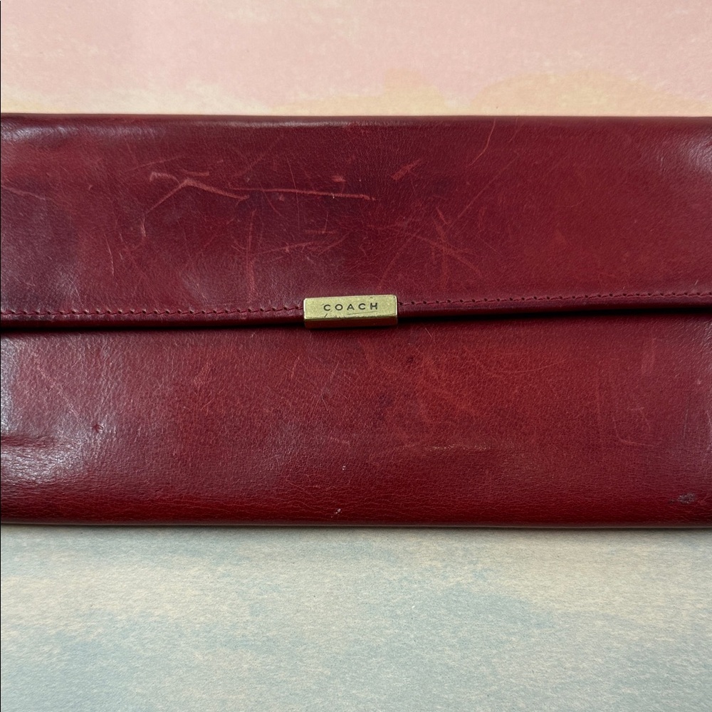 Coach Lexington Checkbook Wallet - Picture 2 of 4